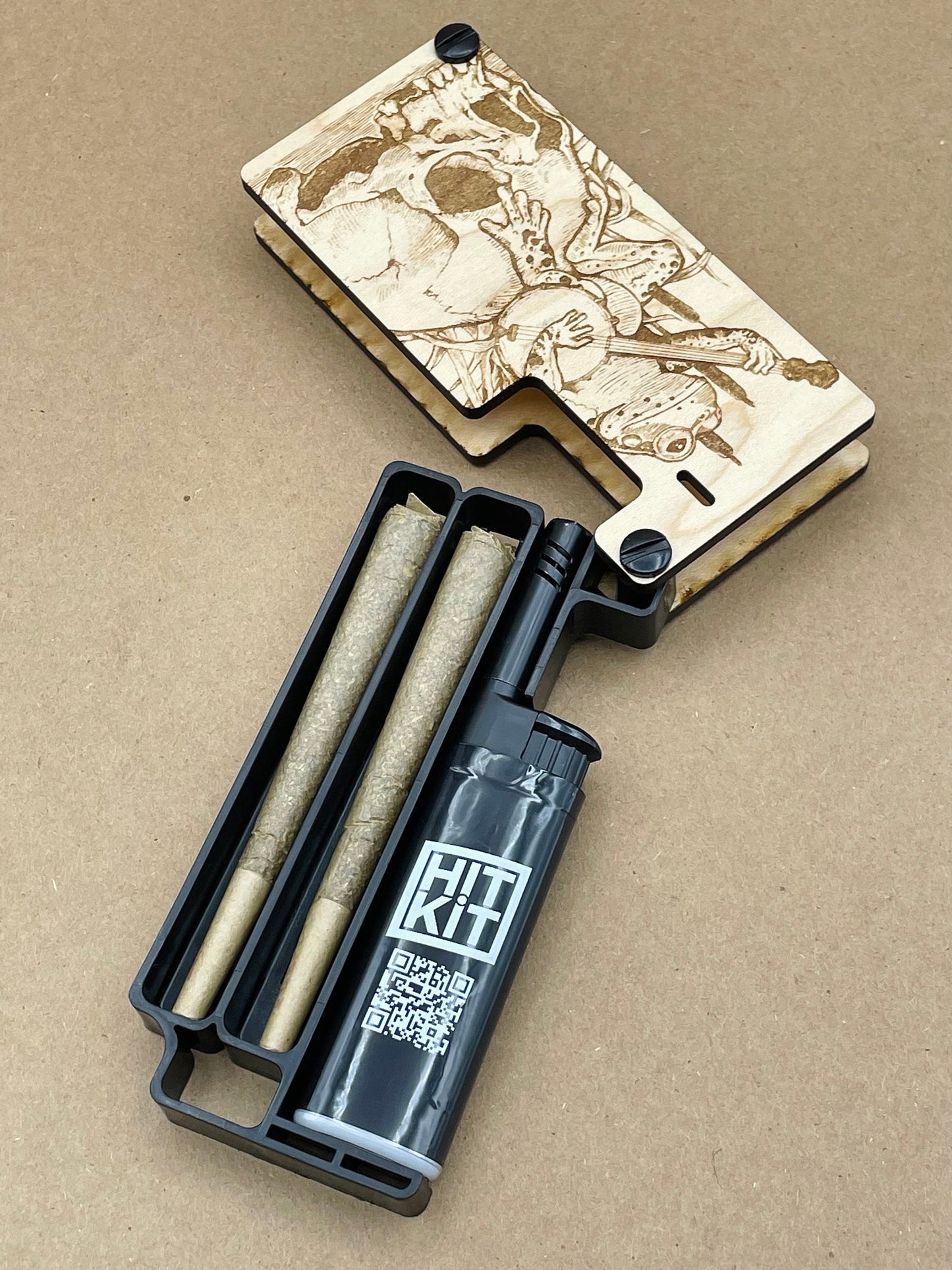 Hit Kit Flamethrower. Portable Joint + Lighter Case.