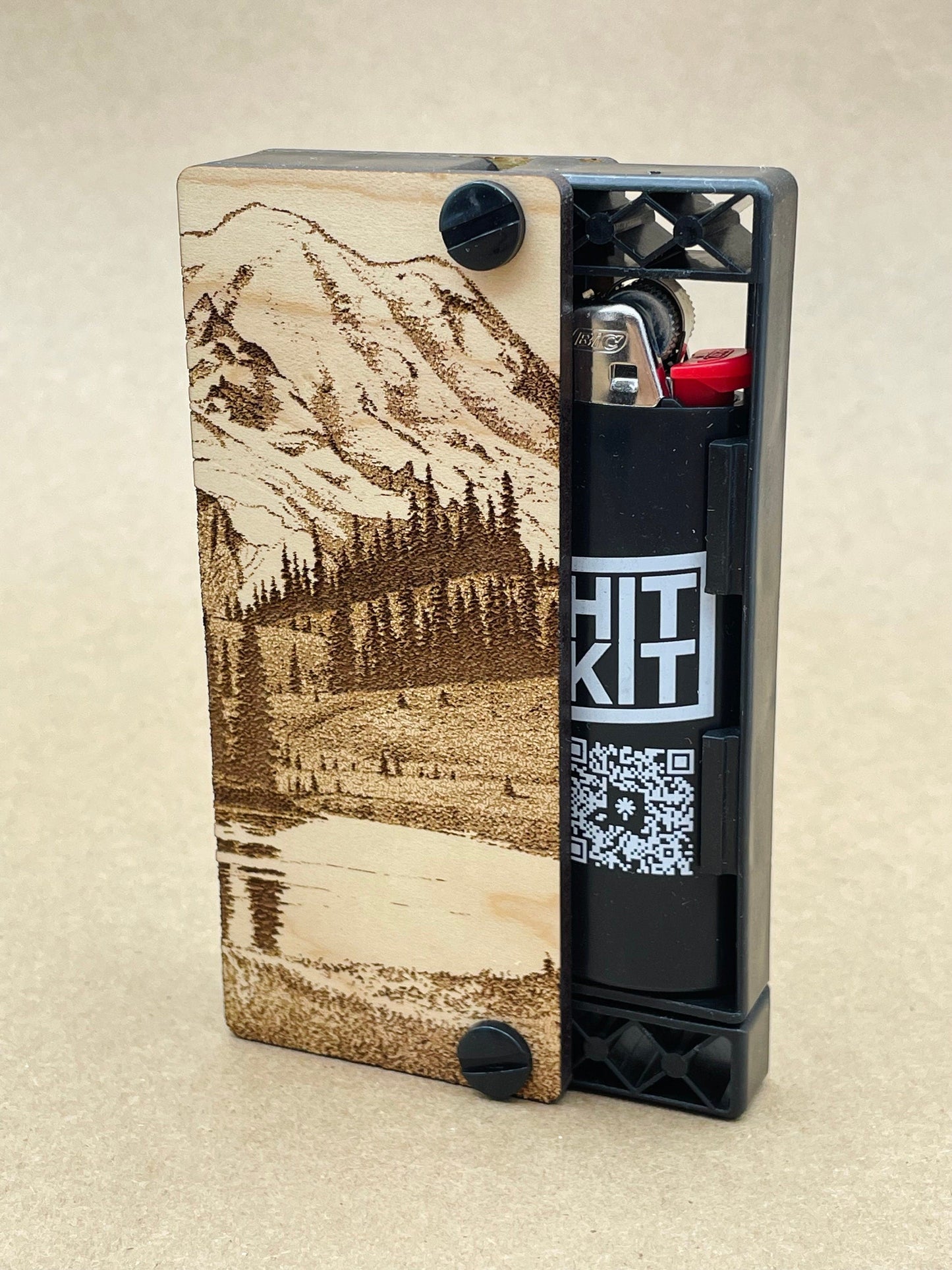 Hit Kit Swiss Kit  Portable Joint + Lighter Case.