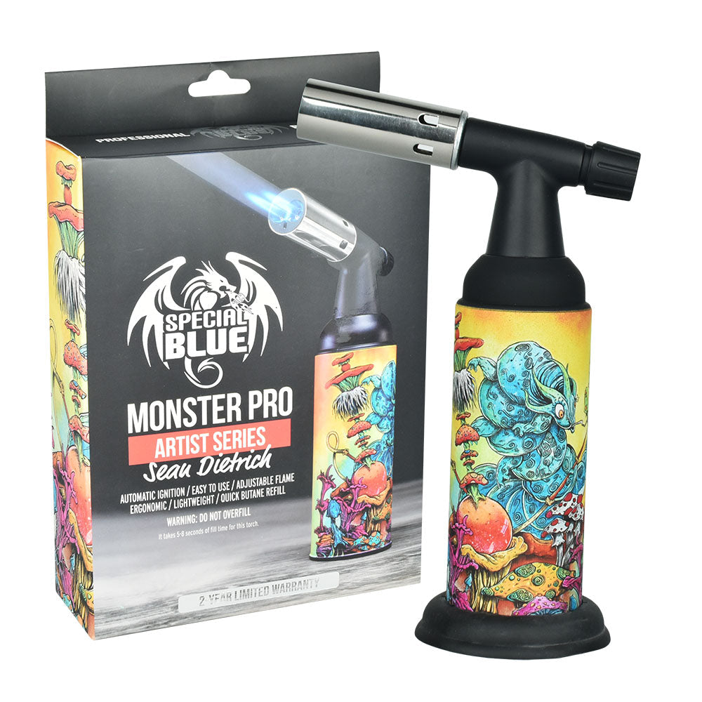 Special Blue Sean Dietrich Monster Pro Torch Lighter - 8"