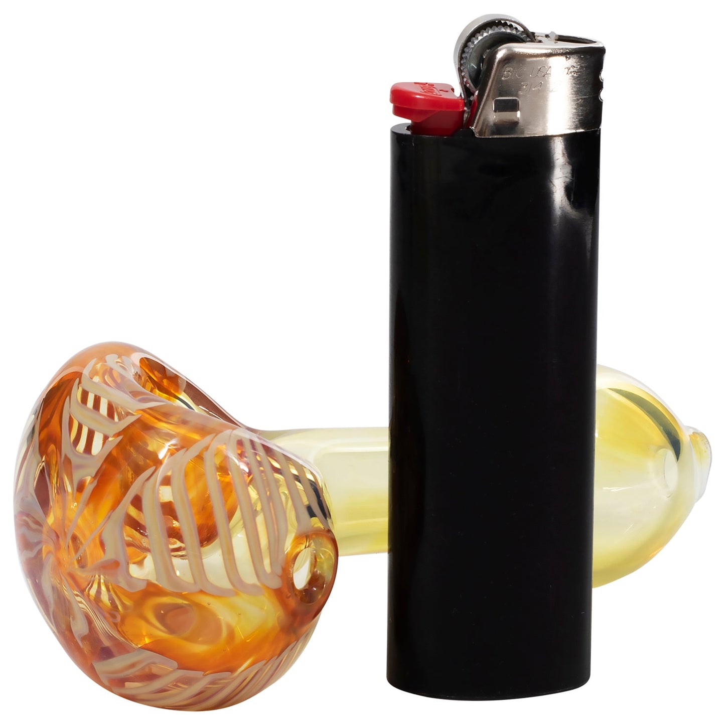 LA Pipes Color Cake Swirl Glass Pipe