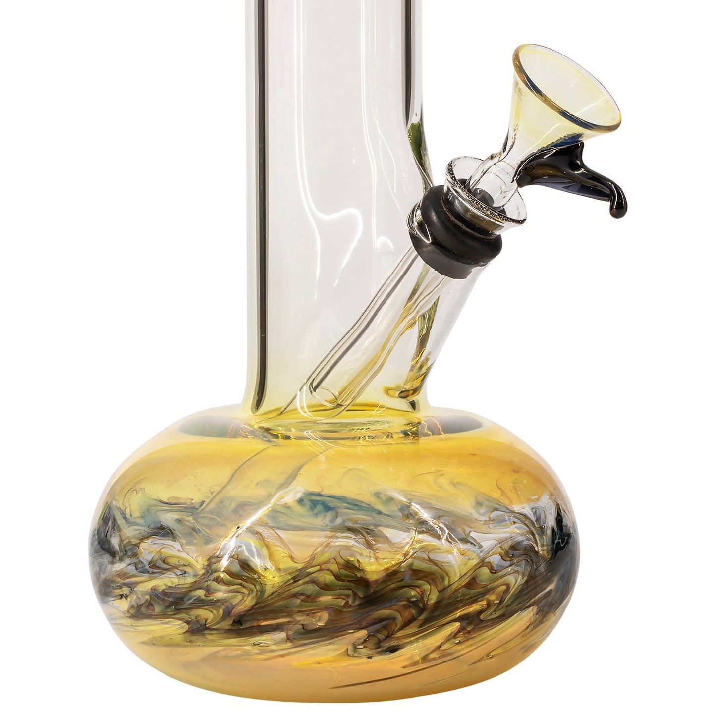 LA Pipes "Smoke Signals" Buoy Fumed Base Bong