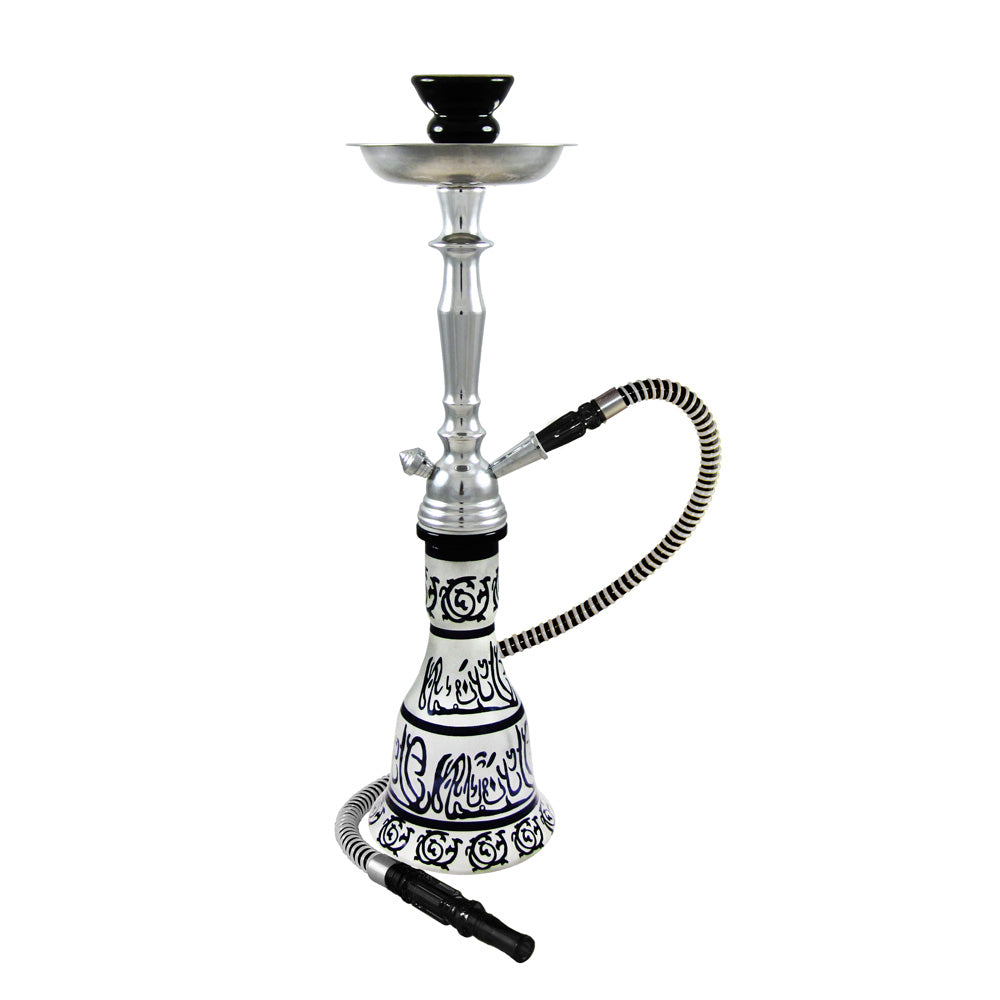 20" Hieros 1-Hose Premium Hookah - Colors Vary