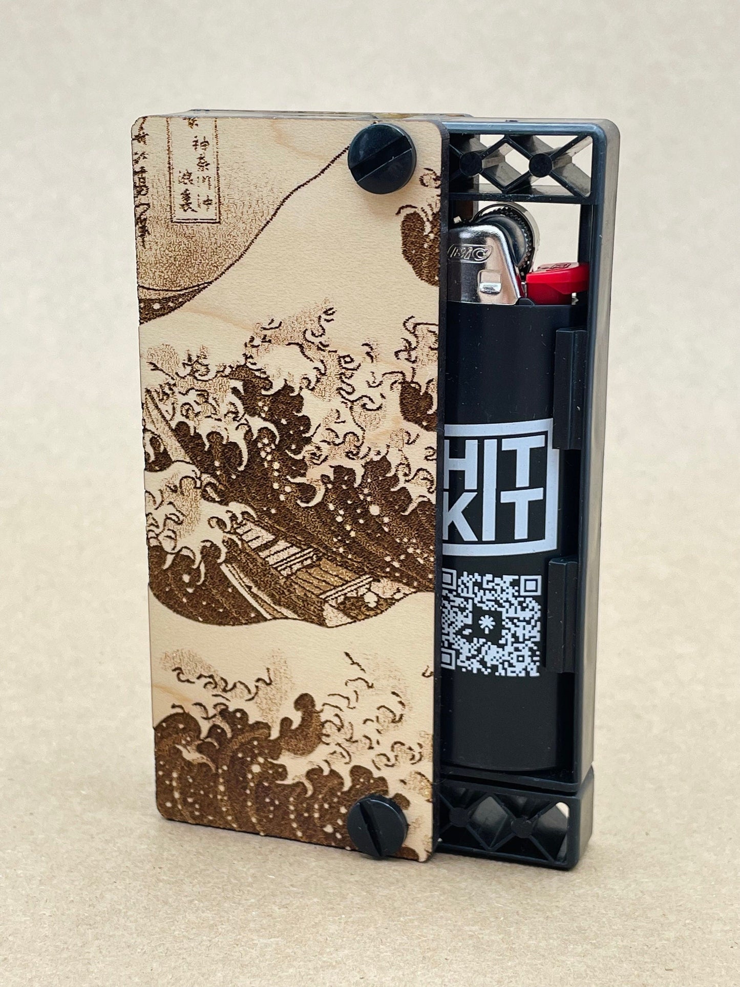 Hit Kit Swiss Kit  Portable Joint + Lighter Case.