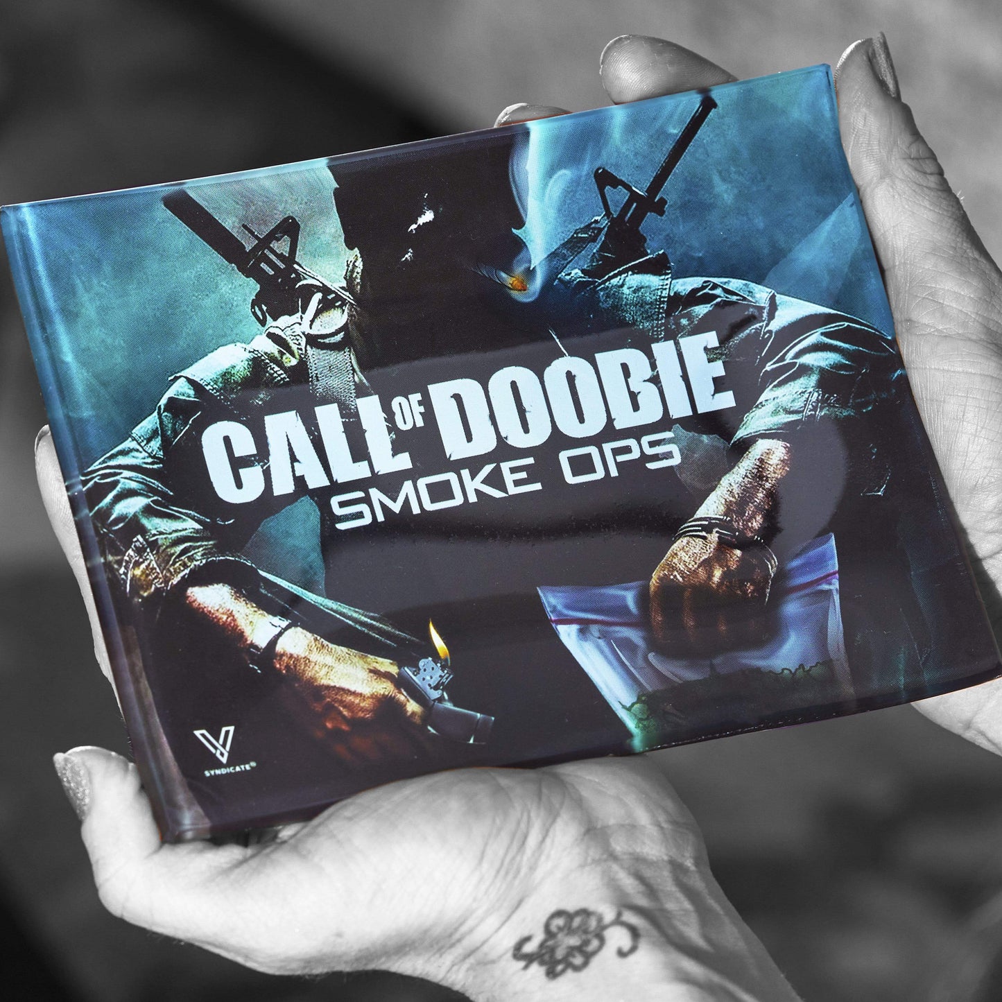 Call of Doobie Glass Rollin' Tray