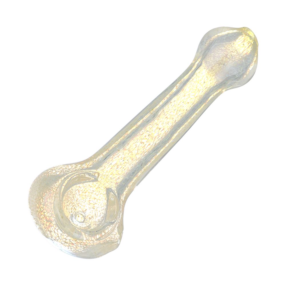 Sparkling Lemonade Crackle Glass Spoon Pipe - 4.75"