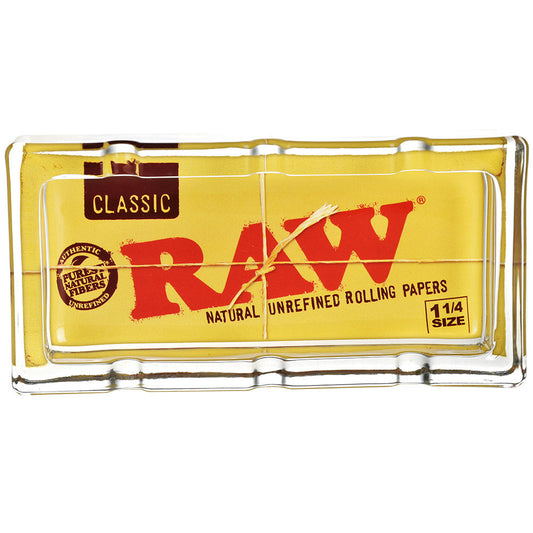 RAW Classic Pack Glass Ashtray - 6"x3"