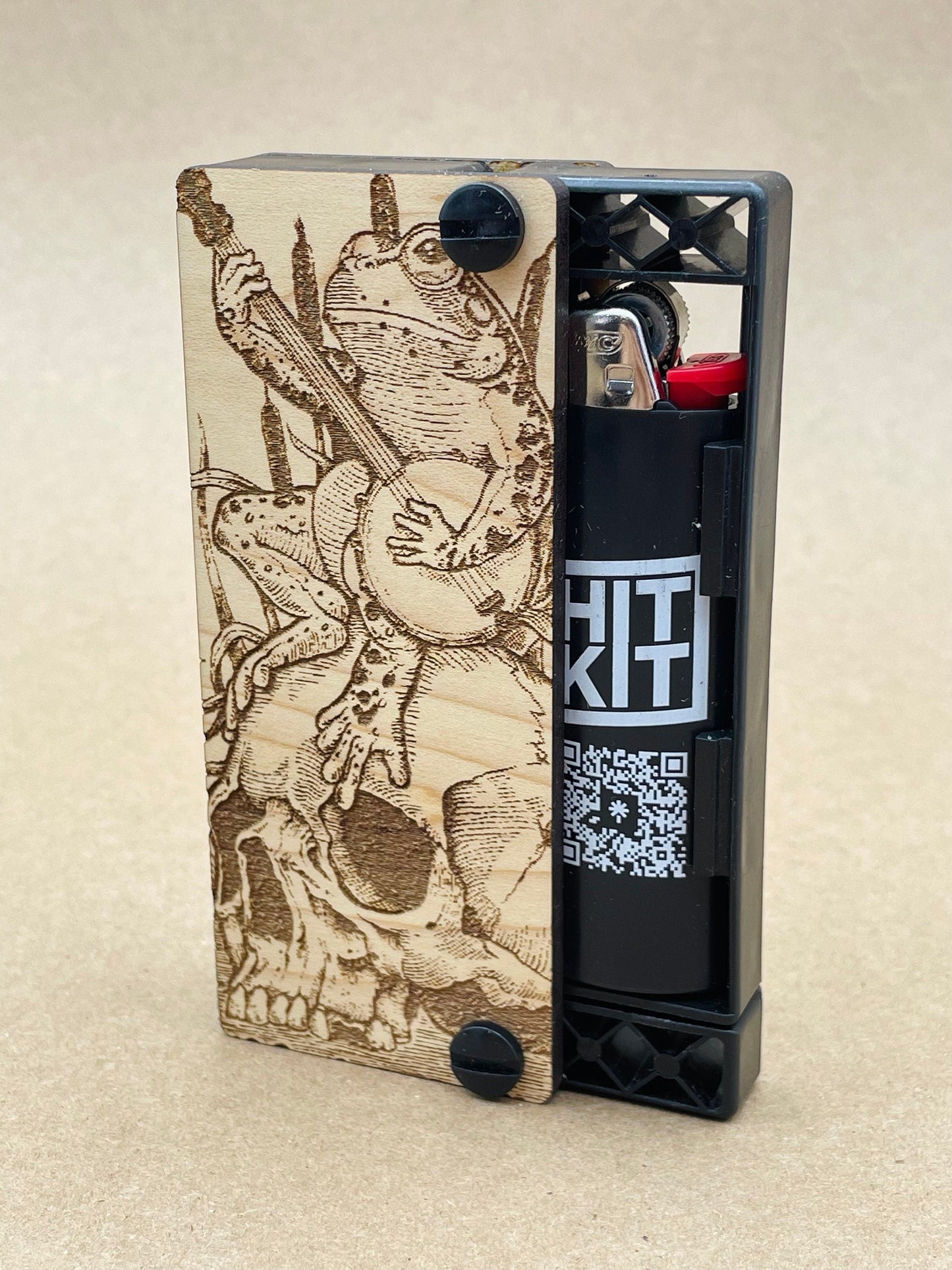Hit Kit Swiss Kit  Portable Joint + Lighter Case.