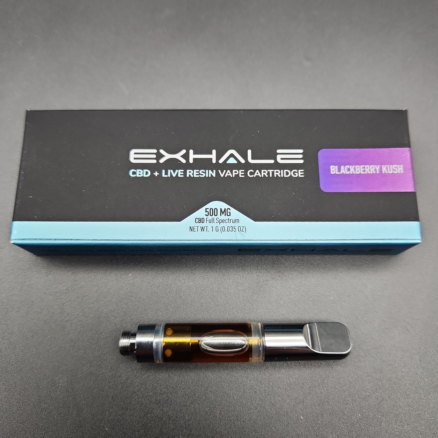 EXHALE CBD + Live Resin Vape Cartridges 1g