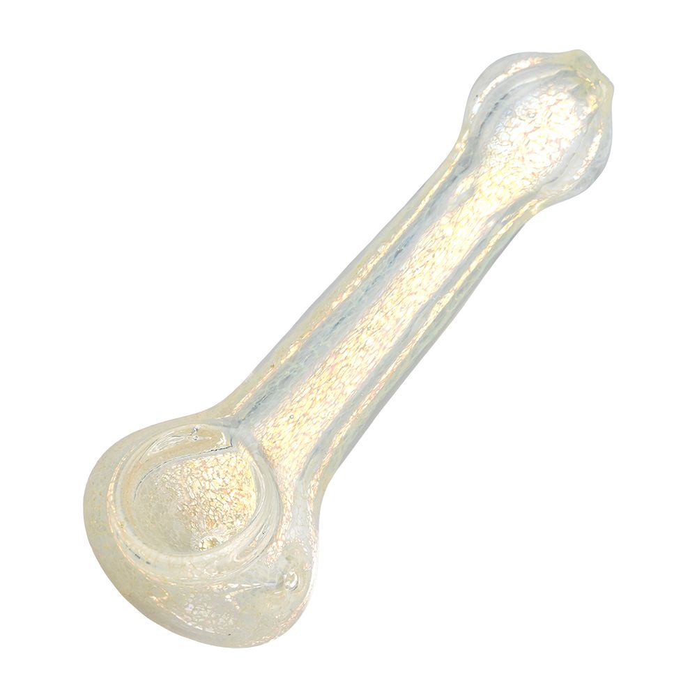 Sparkling Lemonade Crackle Glass Spoon Pipe - 4.75"