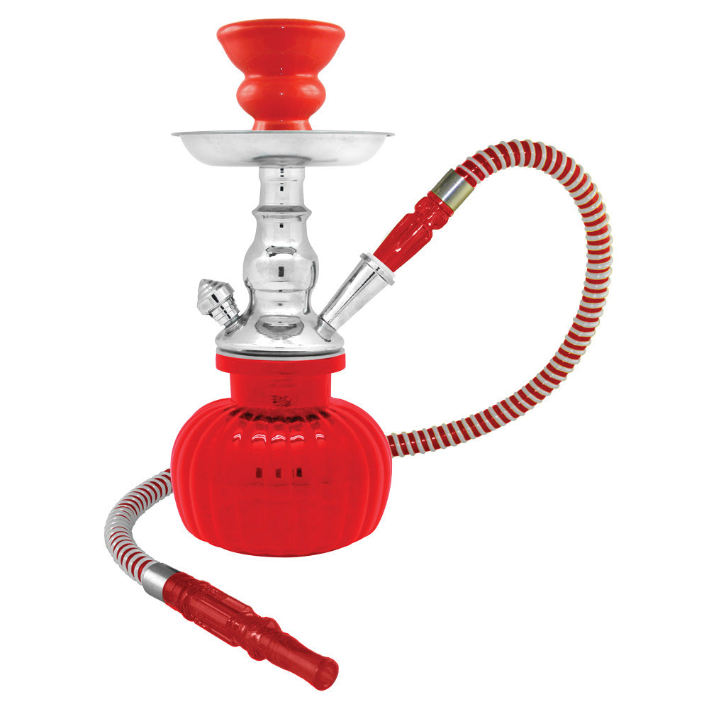 9" Petite 1-Hose Premium Hookah - Colors Vary