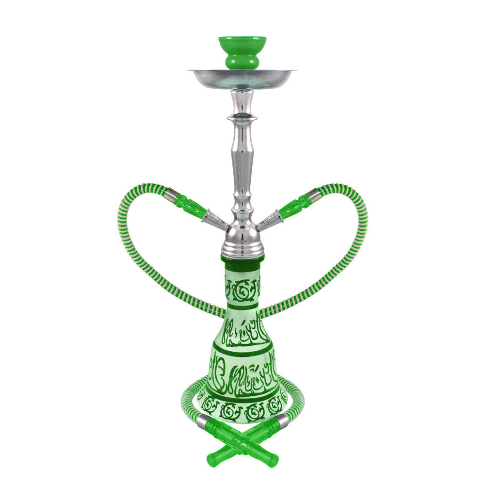 20" Hieros 2-Hose Premium Hookah - Colors Vary