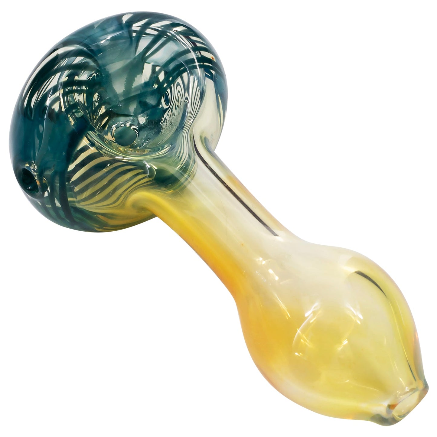 LA Pipes Color Cake Swirl Glass Pipe