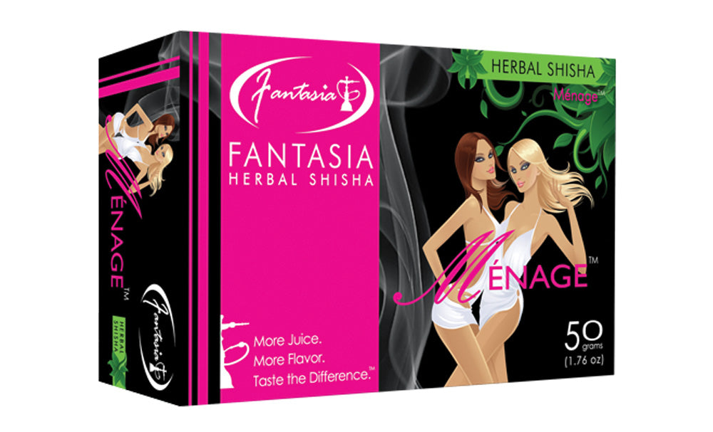 10PK DISP - 50g Fantasia Herbal Shisha