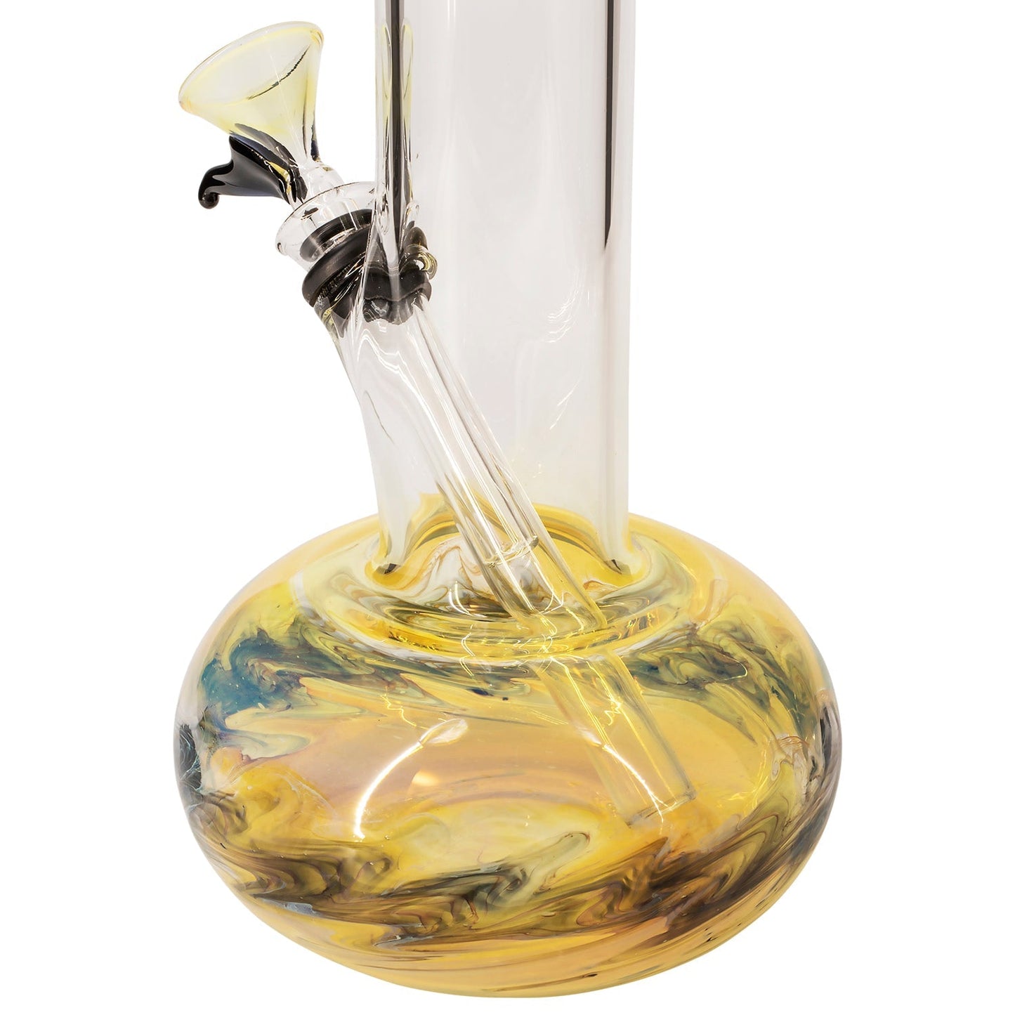LA Pipes "Smoke Signals" Buoy Fumed Base Bong