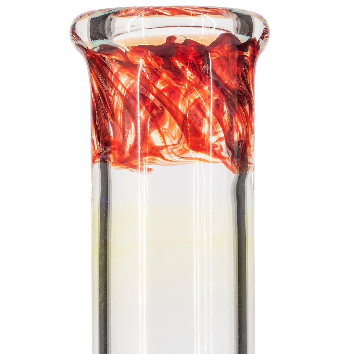 LA Pipes "Time Traveler" Silver Fumed Pull-Stem Bubble Bong